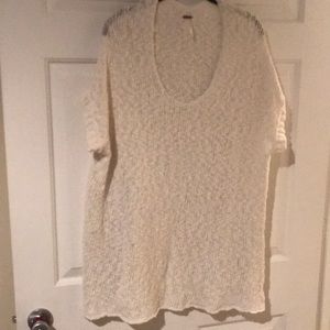 Free people short sleeve sweater